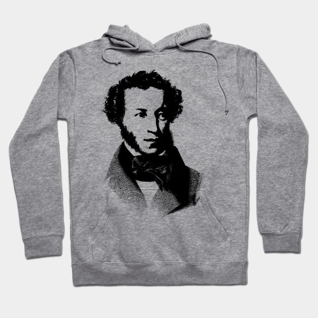 Aleksandr Sergejevich Pushkin Portrait Hoodie by olemanner